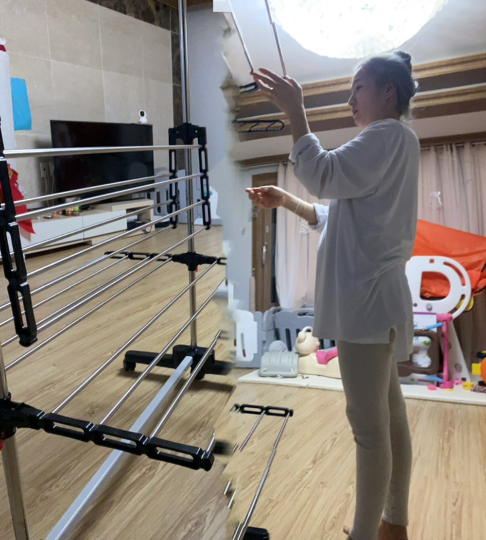 코멧 이동접이식 빨래건조대 특대형 구매 후기 이미지